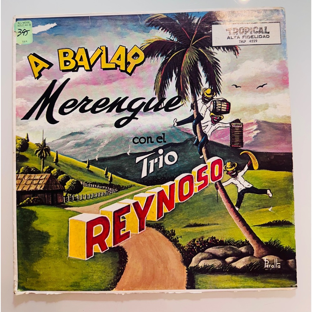 Trio Reynoso A Bailar Merengue Vinyl LP Tropical TRLP 4529 Latin Merengue Fair